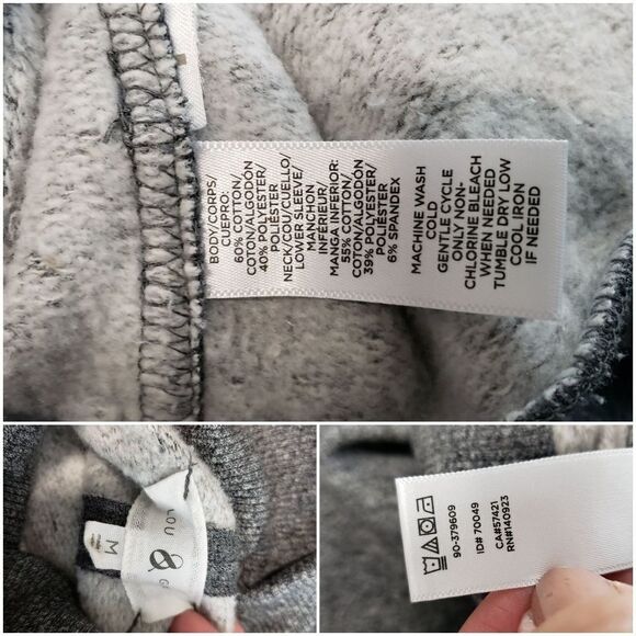 Lou & grey gray tunic turtleneck with zip pocket - Picture 7 of 7